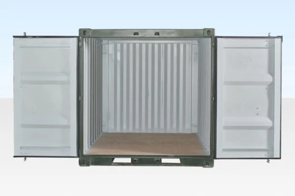 8Ft One Trip Shipping Container (Green) - Image 3