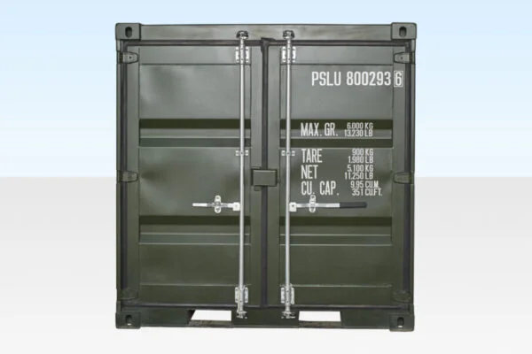 8Ft One Trip Shipping Container (Green) - Image 2