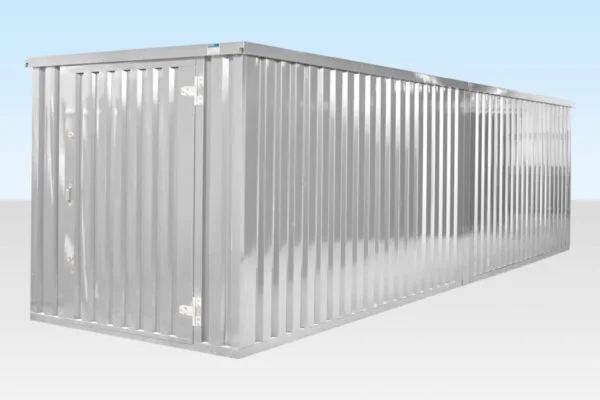 6M X 2.1M End Linked Flat Packed Container Bundle (Galvanised) - Image 2